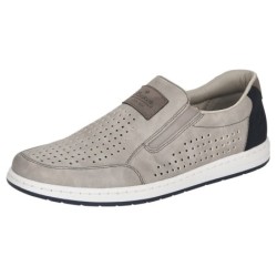 Rieker Slipper, Slip-on Sneaker, Loafer, Komfortschuh mit Gummizug für guten Sitz