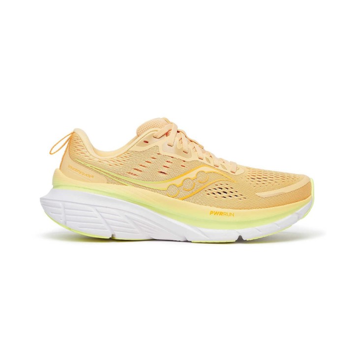 Saucony Guide 18 Orange Gelb SS25 Damen, Größe 38 - EUR