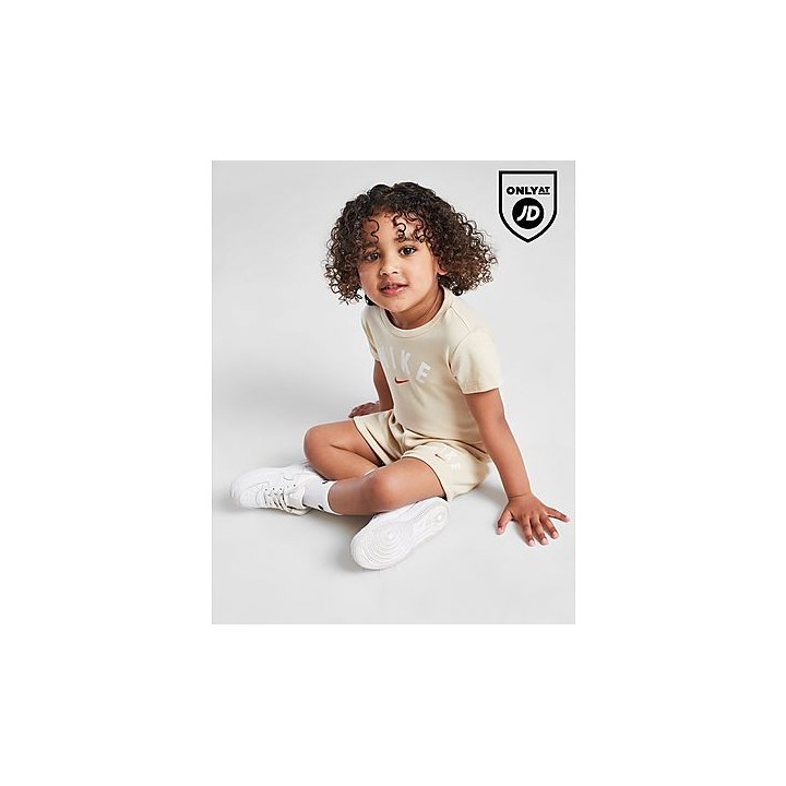 Nike Basketball T-Shirt/Shorts Set Infant - Beige, Beige