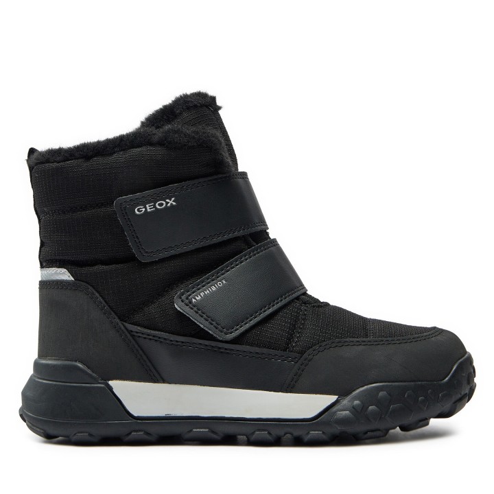 Schneeschuhe Geox J Trekkyup Boy B Abx J46MBF 0FU50 C9999 S Schwarz