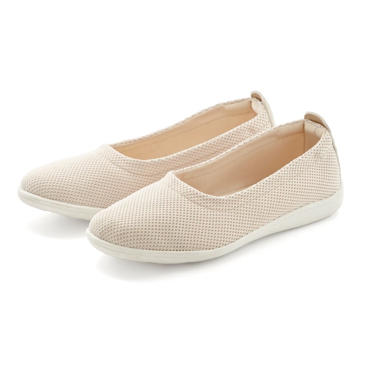 Vivance Slipper, Ballerina in leichter Mesh-Optik VEGAN