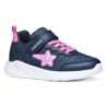 Geox Sneaker "J SPRINTYE GIRL", Freizeitschuh, Klettschuh mit Glitzer Stern
