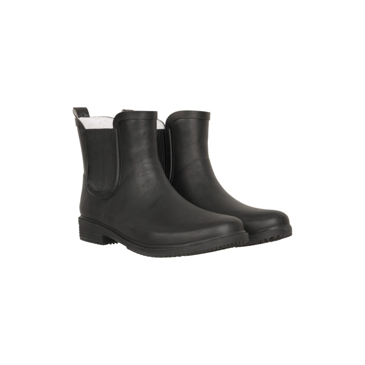 Damen Gummi-Stiefeletten - Schwarz