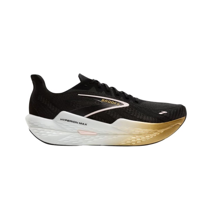 Brooks Hyperion Max 2 Schuhe Schwarz Gold SS25, Größe 41 - EUR