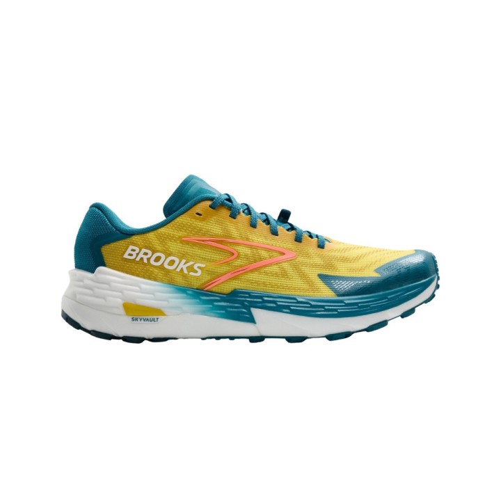 Brooks Catamount 4 Schuhe Gelb Blau SS25, Größe 41 - EUR