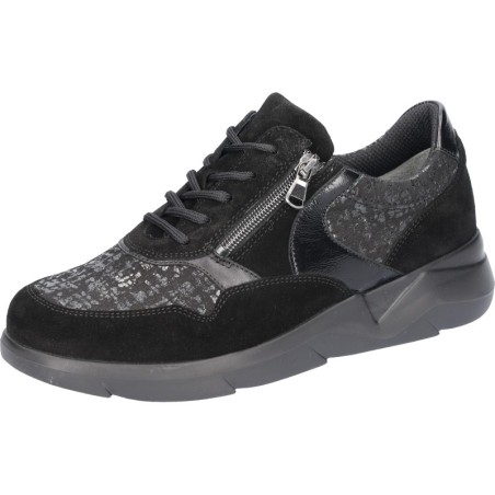 Waldläufer Sneaker "K-FUNKY", Komfortschuh, Halbschuh, Schnürschuh mit Reißverschluss, H-Weite