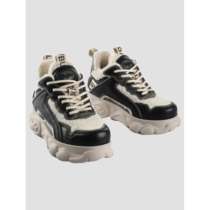 Buffalo Cld Chai Warm Vegan Nappa/Fur Sneaker
