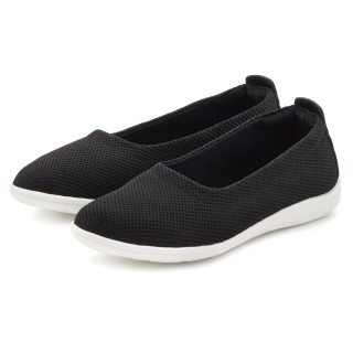 Vivance Slipper, Ballerina in leichter Mesh-Optik VEGAN