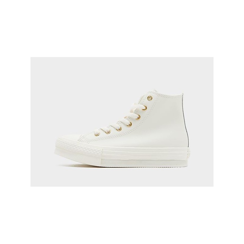 Converse All Star High Leather Kleinkinder - White, White