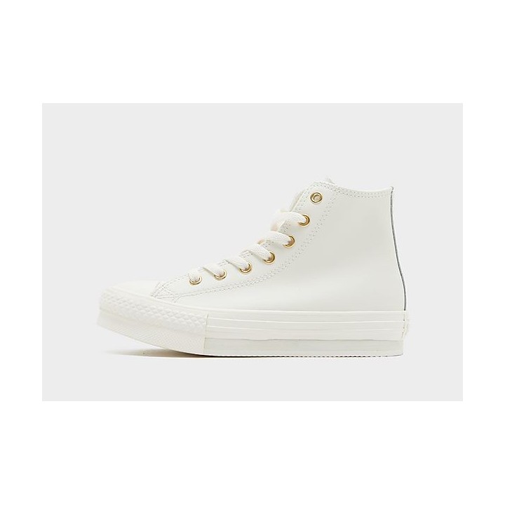 Converse All Star High Leather Kleinkinder - White, White