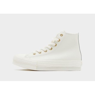 Converse Chuck Taylor All Star Lift High Leather Kleinkinder - White, White