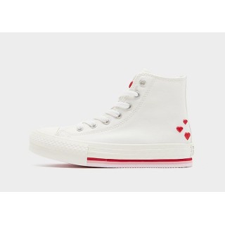 Converse Chuck Taylor All Star Lift High V-Day Kleinkinder - White, White