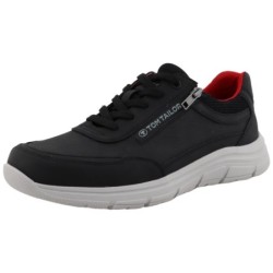 TOM TAILOR Sneaker, Freizeitschuh, Halbschuh, Schnürschuh mit Logoschriftzug