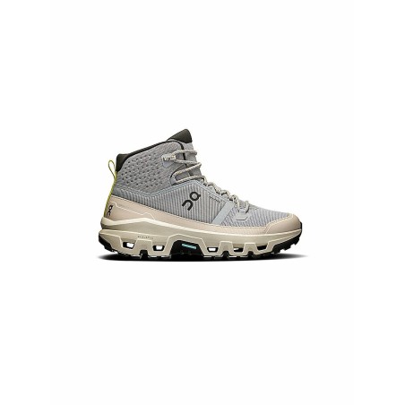 ON Damen Wanderschuhe Cloudrock Mid WP grau | 36 1/2