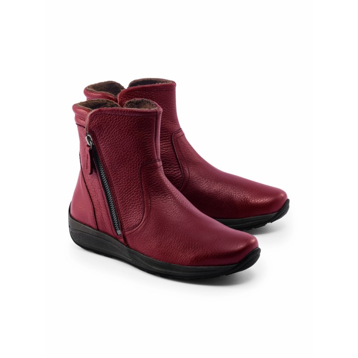 Hirschleder-Bootie Warmfutter