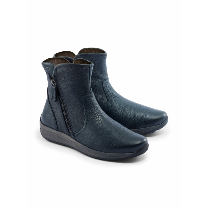 Hirschleder-Bootie Warmfutter