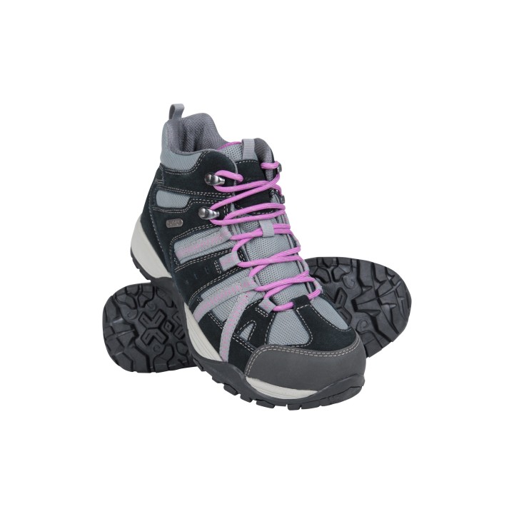 Direction Wasserdichte Wanderstiefel für Damen Breite Passform - Grau