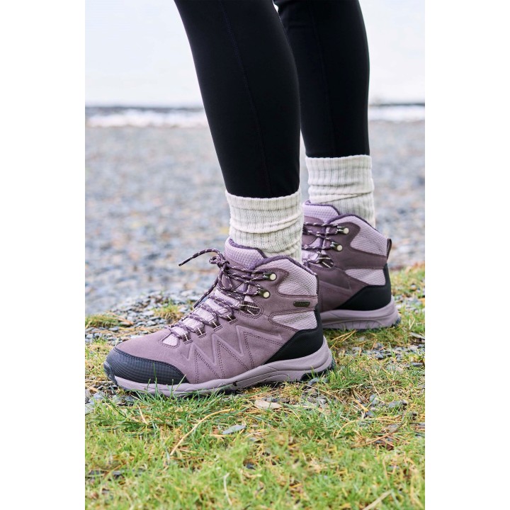 Ortler Wasserdichte Damen-Wanderstiefel - Lila