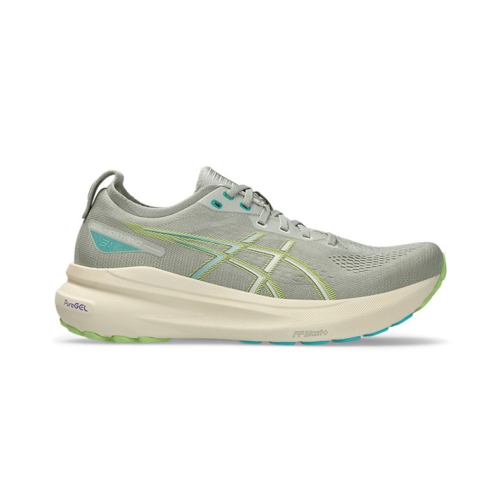 Asics Gel Kayano 31 Schuhe Grün Weiß SS25, Größe 41,5 - EUR