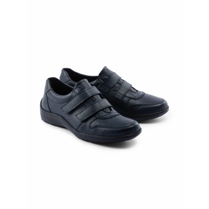 Hirschleder-Klettslipper