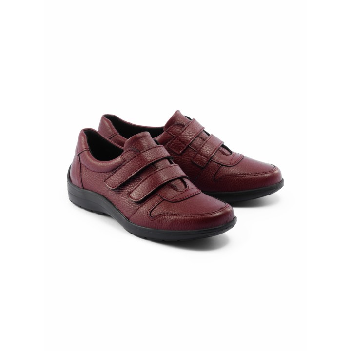 Hirschleder-Klettslipper