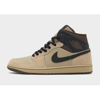 Jordan Air 1 Mid - Khaki - Mens, Khaki