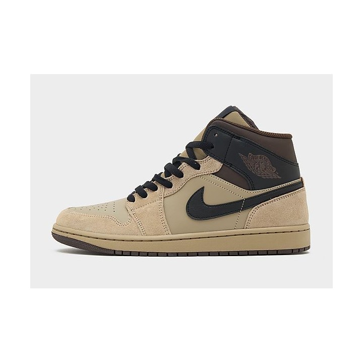 Jordan Air 1 Mid - Khaki - Mens, Khaki
