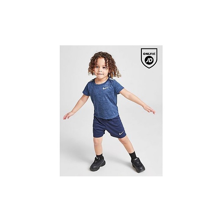 Nike Miler T-Shirt/Shorts Set Babys - Blue, Blue