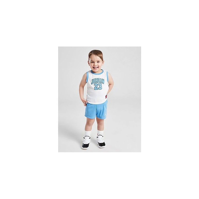 Jordan 23 Jersey/Shorts Set Infant - White, White