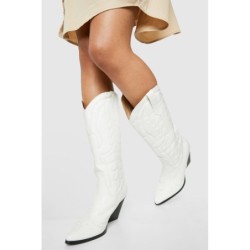 Kniehohe Western Cowboy-Stiefel - White - 36, White