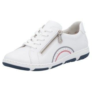 Rieker Sneaker, Schnürschuh, Halbschuh, Freizeitschuh mit weichem Schaftrand
