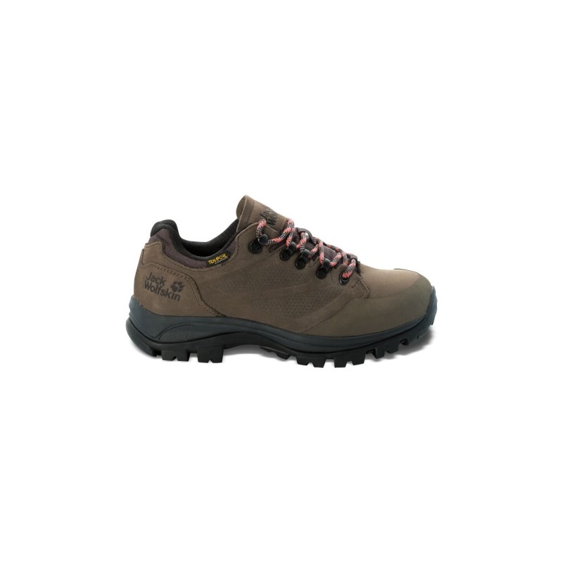 Jack Wolfskin Rebellion Texapore Low Women Wasserdichte Trekkingschuhe Damen 40.5 miscellaneous,brown,black,grey Brown / Phan
