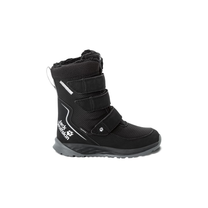 Jack Wolfskin Polar Boot Texapore High VC Kids Wasserdichte Winterstiefel Kinder 30 miscellaneous,black,grey Black / Grey
