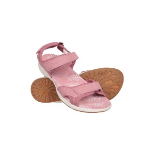 Athens Gemusterte Damen-Sandalen - Rosa