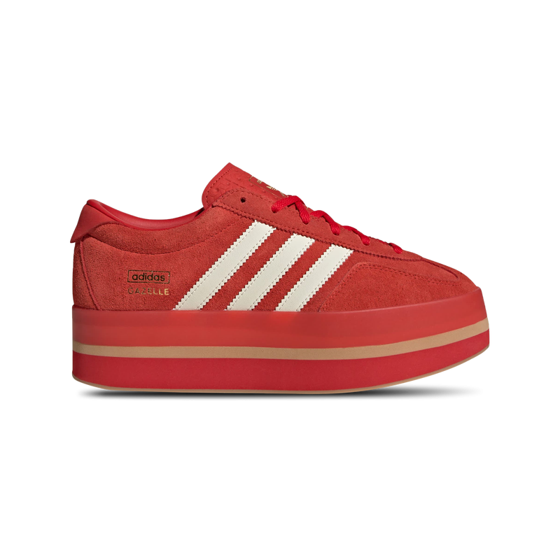 Adidas Gazelle Damen Schuhe - Rot - Größe: 40 2/3 - Leder - Foot Locker