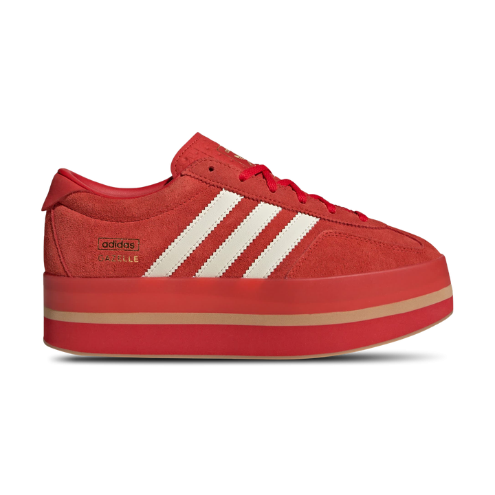 Adidas Gazelle Damen Schuhe - Rot - Größe: 40 2/3 - Leder - Foot Locker
