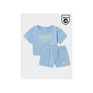 Nike Girls' Varsity T-Shirt/Shorts Set Babys - Blue, Blue
