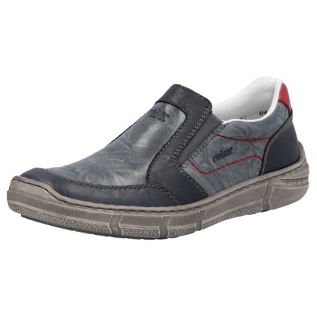Rieker Slipper, Slip on Sneaker, Halbschuh, Freizeitschuh mit Schaftrandpolsterung