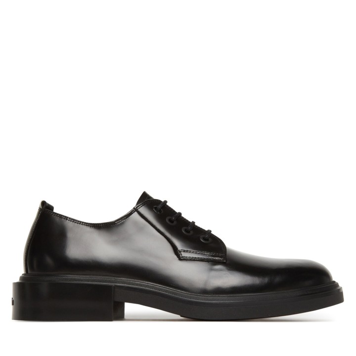 Halbschuhe Calvin Klein Postman Derby HM0HM01838 Schwarz