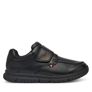 Halbschuhe Tommy Hilfiger Low Cut Velcro Shoe T3B4-33176-1355 S Schwarz
