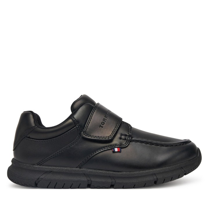 Halbschuhe Tommy Hilfiger Low Cut Velcro Shoe T3B4-33176-1355 S Schwarz