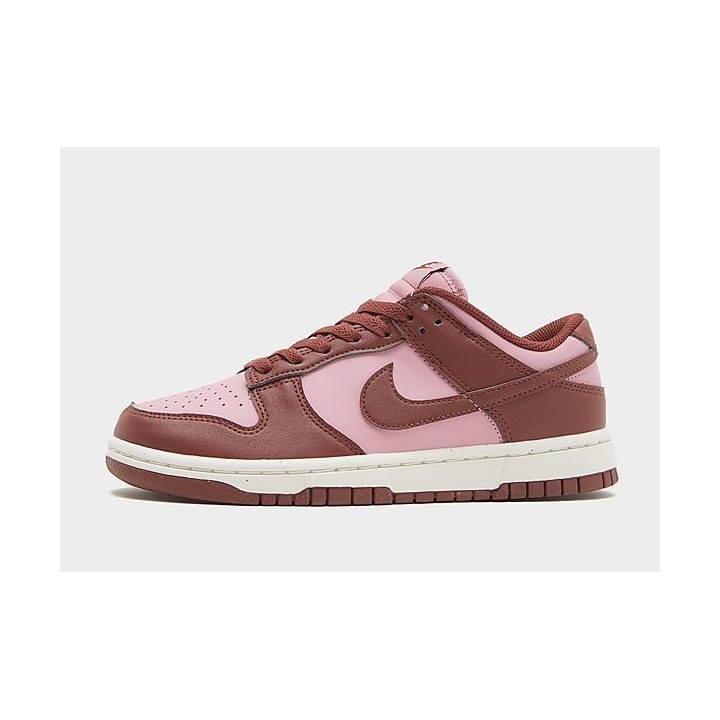 Nike Dunk Low Women's - White/Dark Pony/Sail/Elemental Pink - Womens, White/Dark Pony/Sail/Elemental Pink