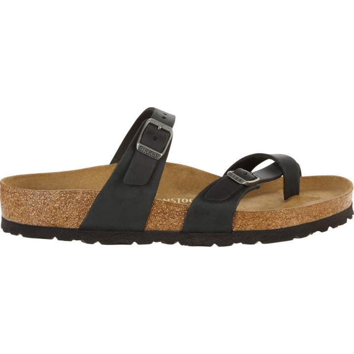 Birkenstock Damen Mayari Natural Leather Oiled Sandale