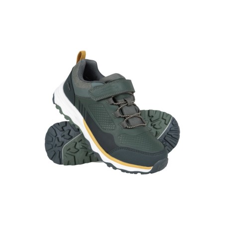 Wilderness Kids wasserdichte Wanderschuhe - Dunkel-Khaki