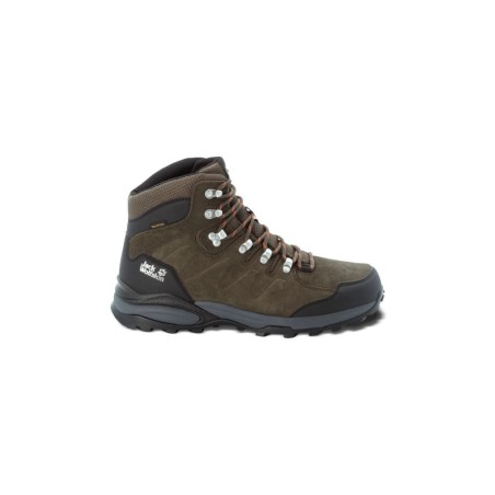 Jack Wolfskin Refugio Texapore Mid Men Wasserdichte Wanderschuhe Herren 45.5 miscellaneous Khaki / Phantom