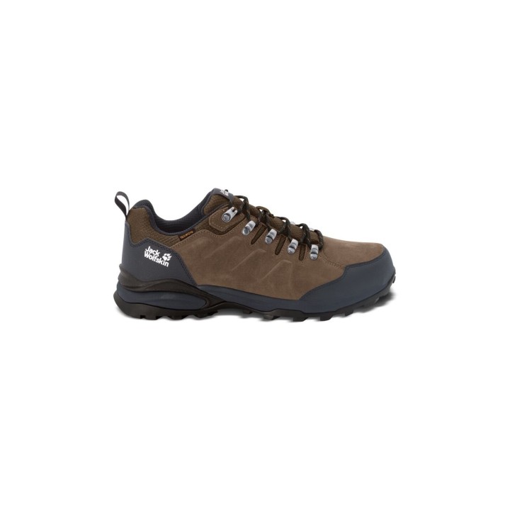 Jack Wolfskin Refugio Texapore Low Men Wasserdichte Wanderschuhe Herren 45.5 miscellaneous,brown,black,grey Brown / Phantom