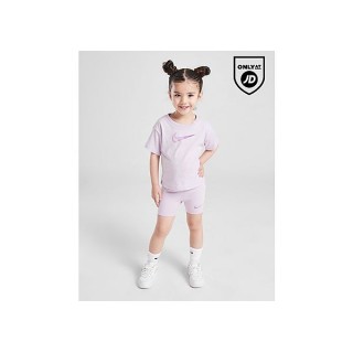 Nike Girls' Swoosh T-Shirt/Shorts Set Infant - Purple, Purple