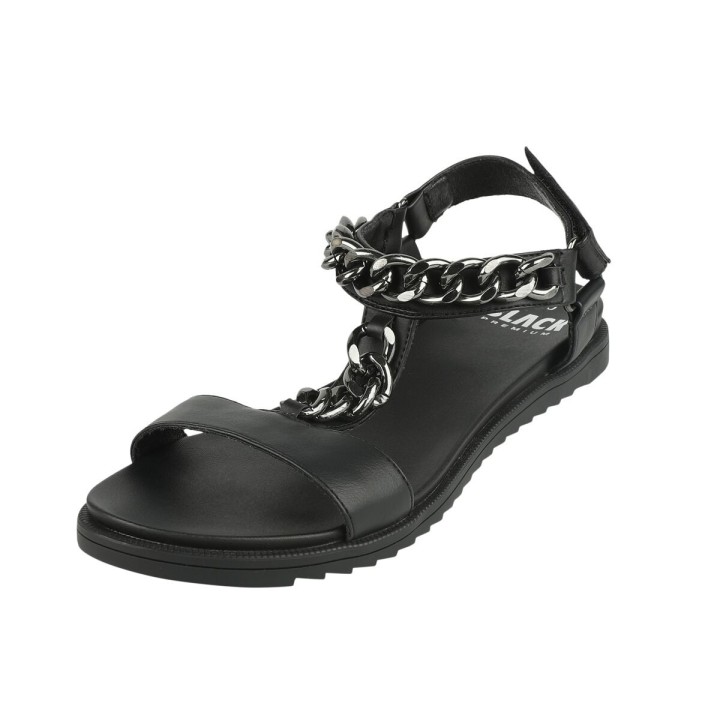 Black Premium by EMP Sandale - Sandal with Chains - EU37 bis EU41 - für Damen - Größe EU37 - schwarz