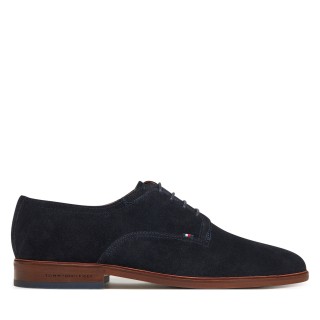Halbschuhe Tommy Hilfiger Hilfiger Thunit Suede Shoe FM0FM05377 Dunkelblau