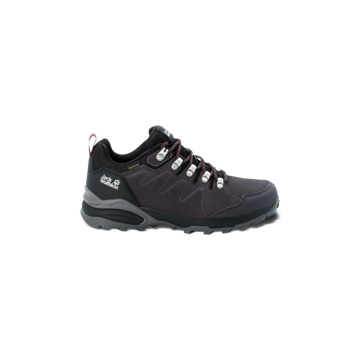 Jack Wolfskin Refugio Texapore Low Women Wasserdichte Wanderschuhe Damen 39 miscellaneous,grey,purple Dark Steel / Purple